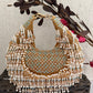 Alice Crystal Bag Gold White