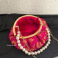 Banarsi Batua Bag Rani Pink