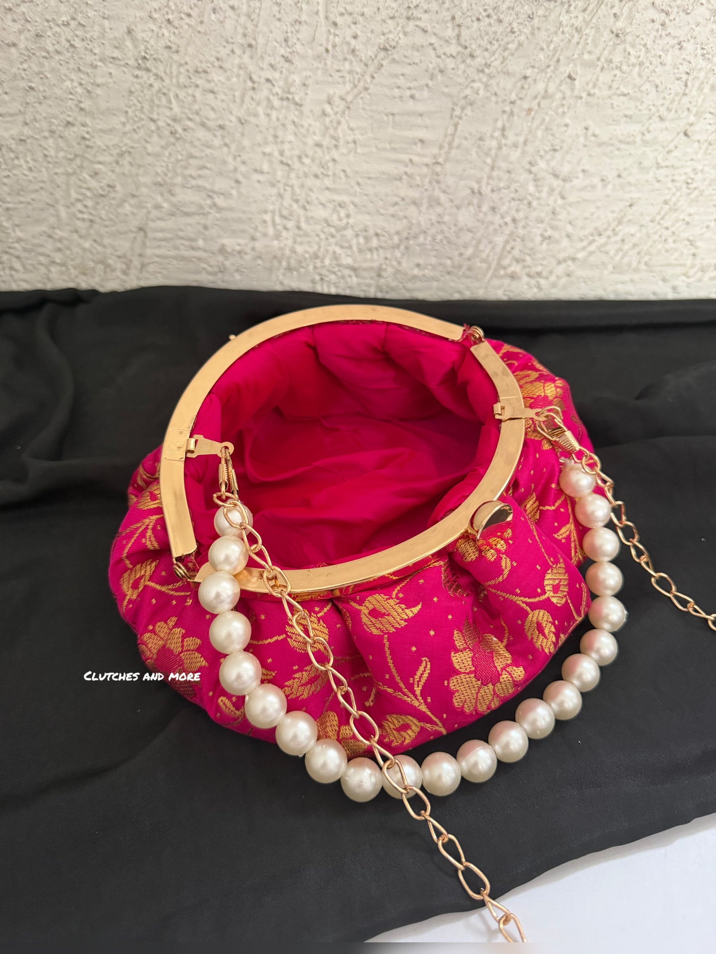 Banarsi Batua Bag Rani Pink