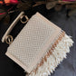 Boss Lady tassle flap bag Nude