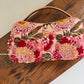 Poppy Floral Capsule Clutch Pink Red Multicoloured