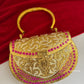 Multcolored brass clutch with Gold Base