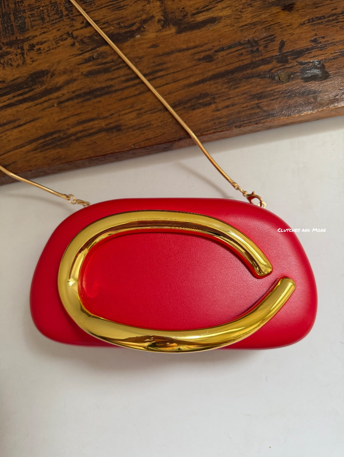 The ZARA Clutch Red