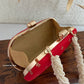Adaa Banarsi Clutch Red