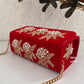 Ma Bella Box Clutch Red