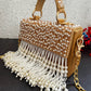 Luxe tassle flap bag Gold