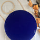 Chakra Blue Round Clutch