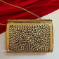 Kasika Kundan Brass Clutch Gold Nude