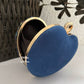 Love Affair Heart Clutch Blue