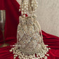 Premium Mirror Potli Ivory