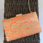 Kala Banarsi Clutch Peach