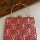 Rainbow Chikankari Bag Red