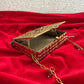 Mumtaz Mini Metal Jaal Bag Gold Multi
