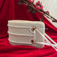 Pearl Droplet Bag White