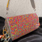 Mirror Flap Bag Multicolored ( Silver Base )