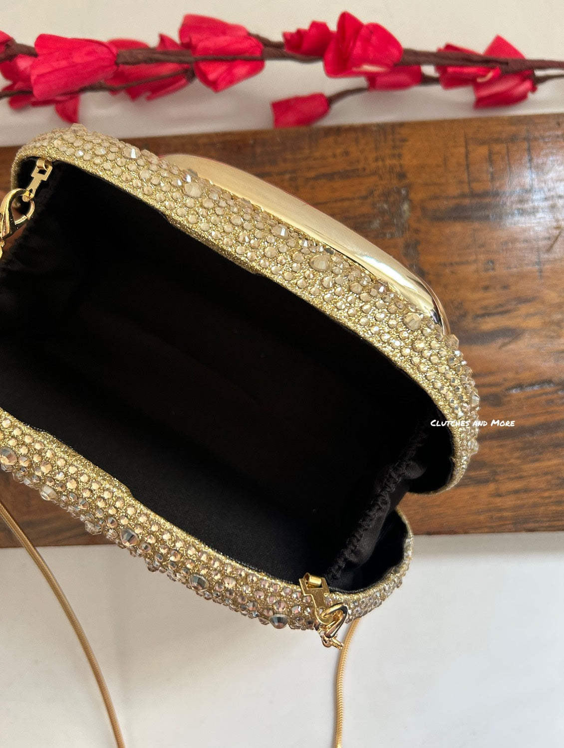 The ZARA Clutch Gold ( Party Edition )