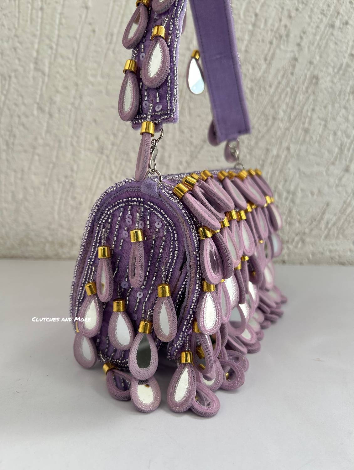 Mirror Flap Bag Lavender