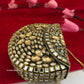 Kasika Kundan Brass Mini Clutch
