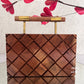 Rustic Affair Wooden Clutch