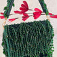 Aza Green Crystal Flap Bag