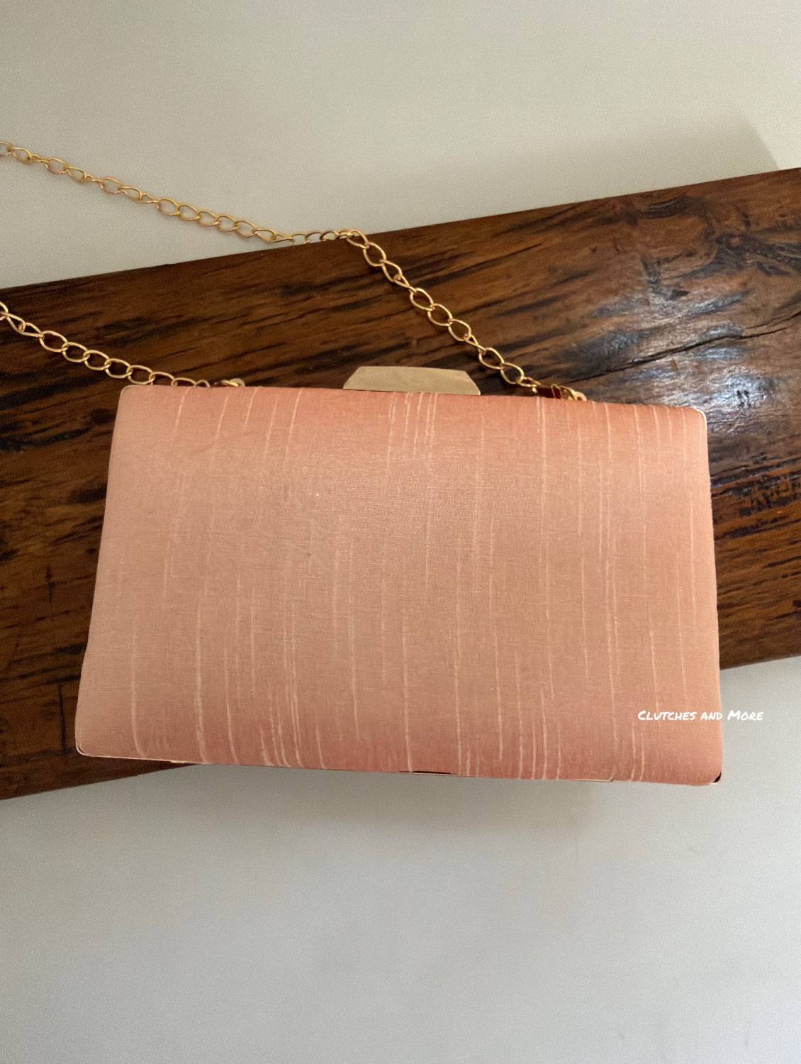 Floral Peach Clutch