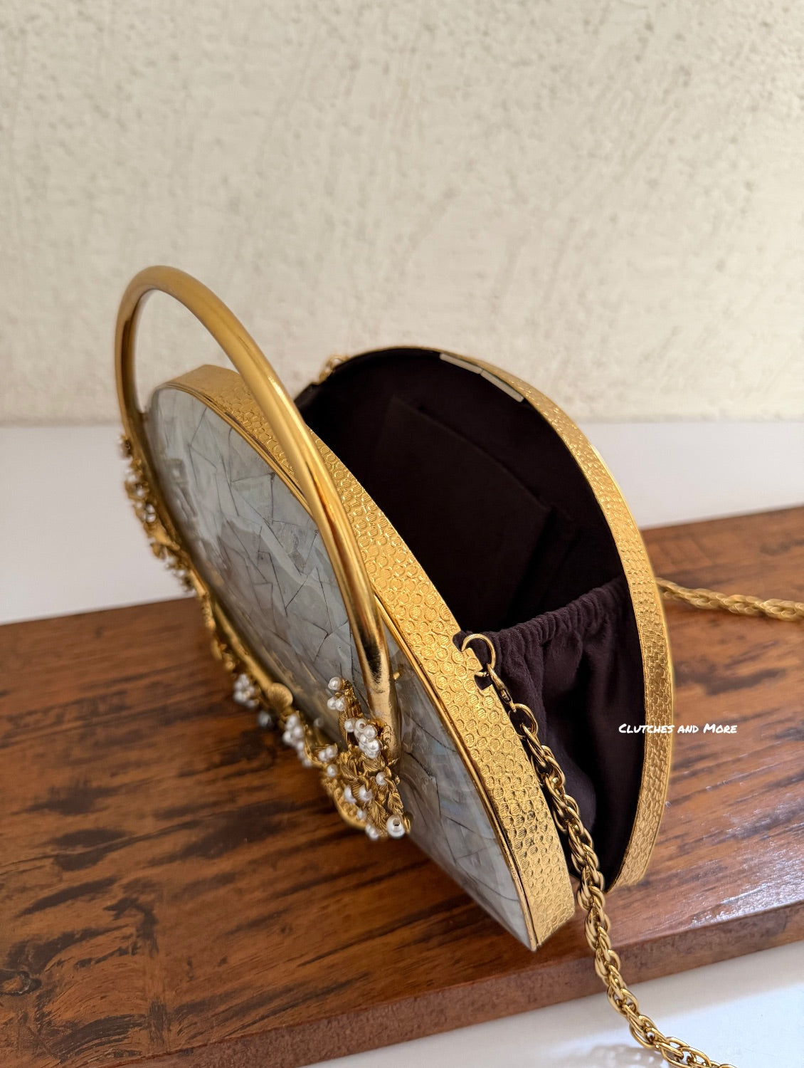 Florence Mother of Pearl Clutch