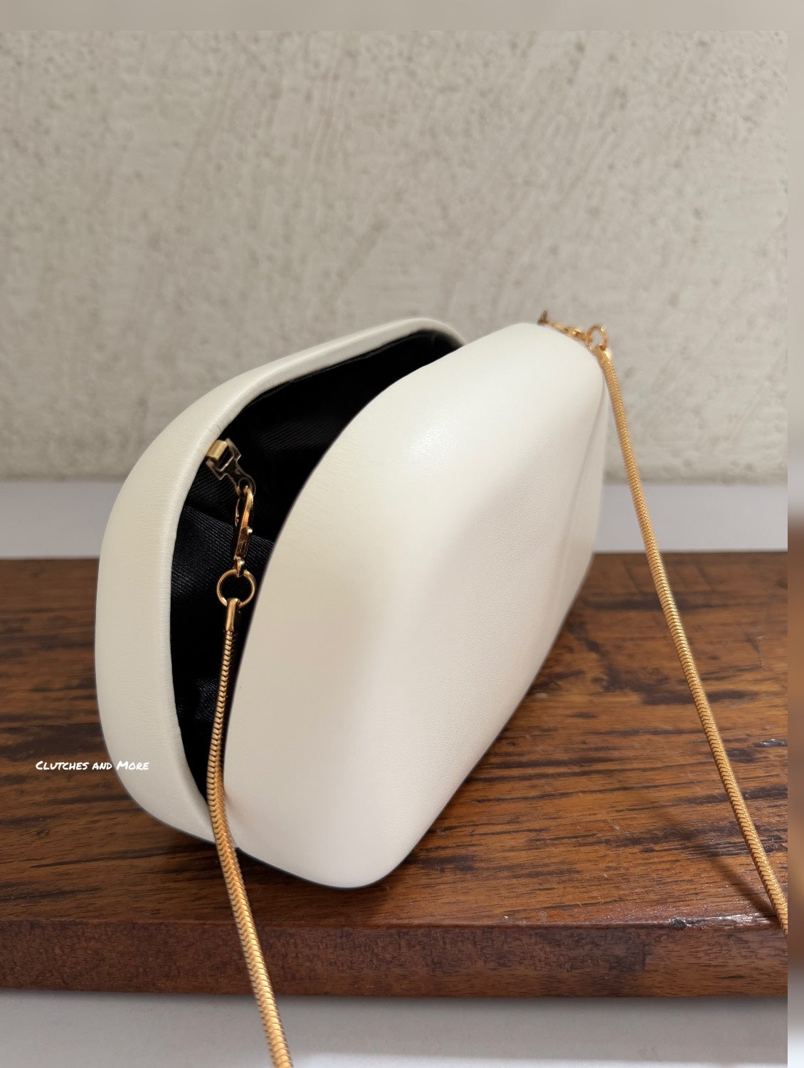 The ZARA Clutch White