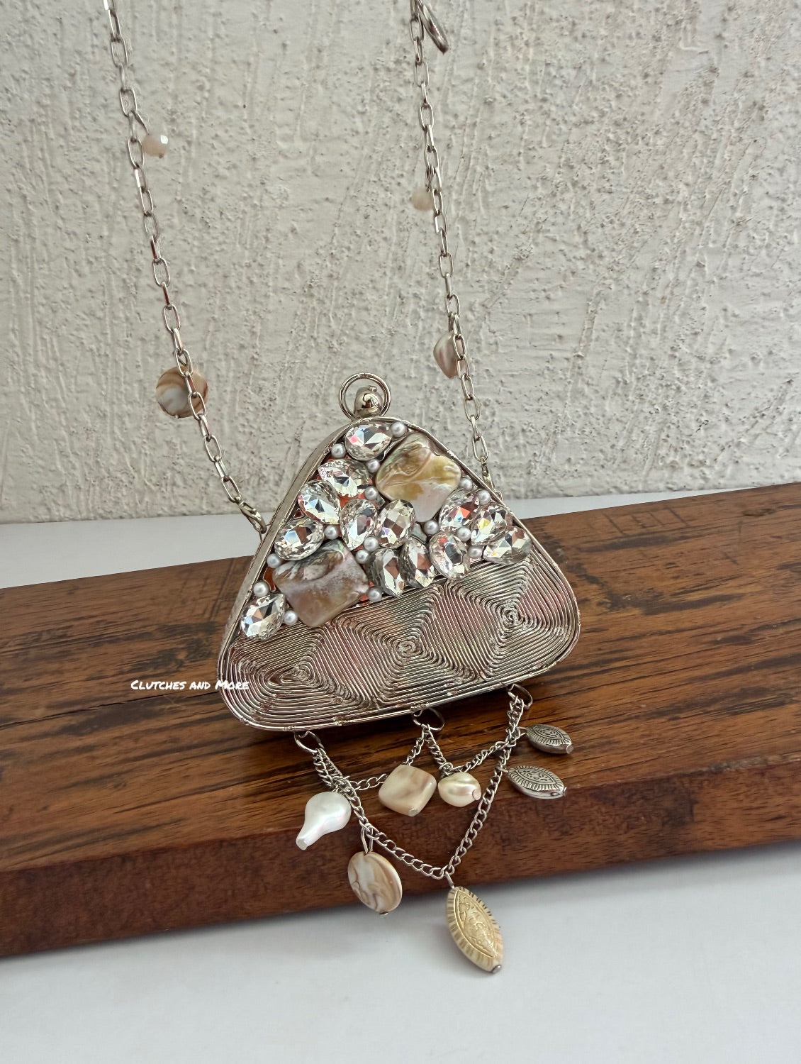 Mini Mother Of Pearl Sliver Triangle