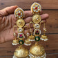 Haniya Gold Kashmiri Jhumka