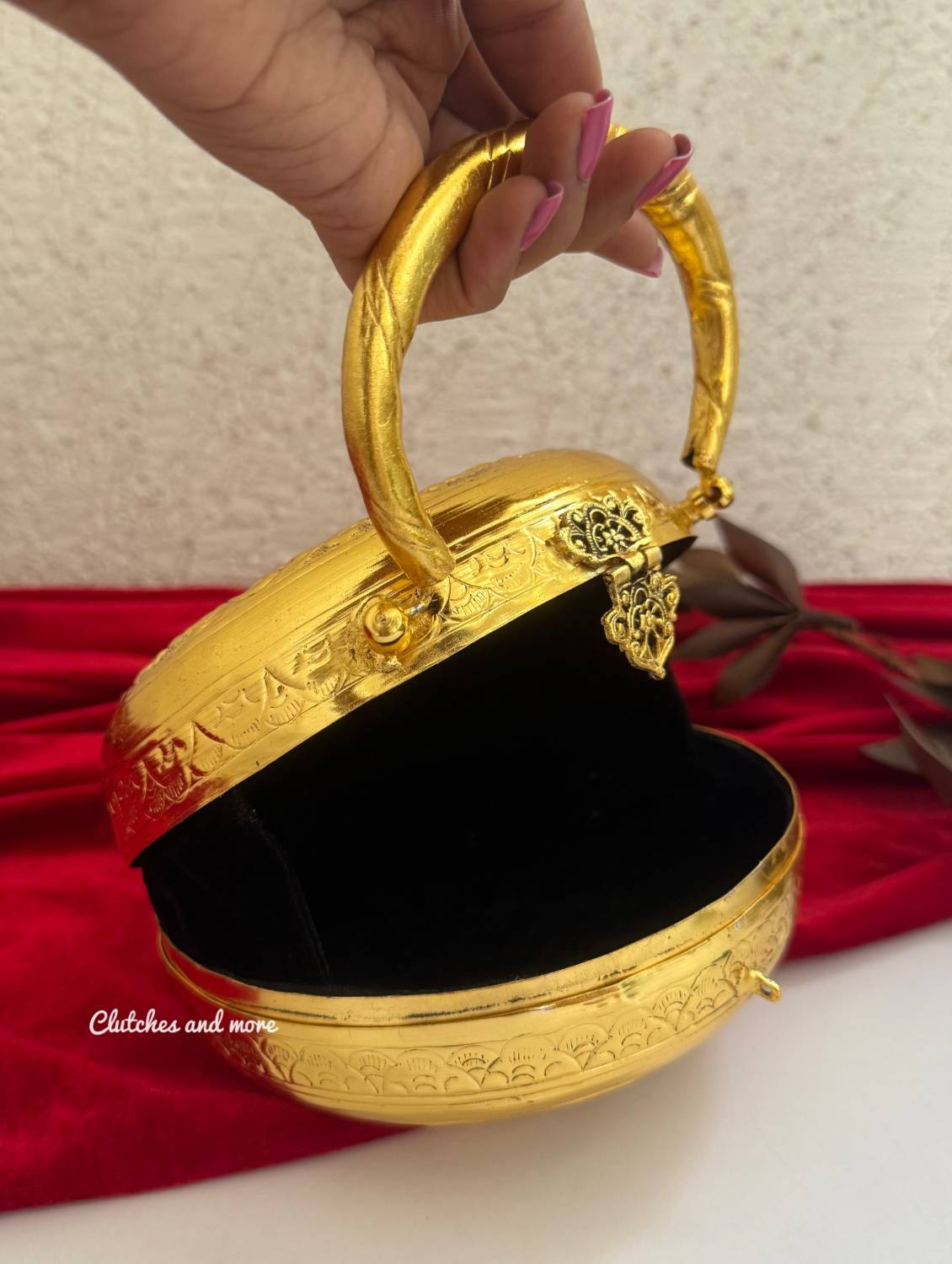 Brass Chakra Gold Bag