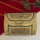 Kasika Kundan Brass Clutch Multicolored