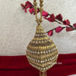 Mini Metal Potli Bag Dark Gold