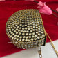 Kasika Kundan Brass Mini Clutch