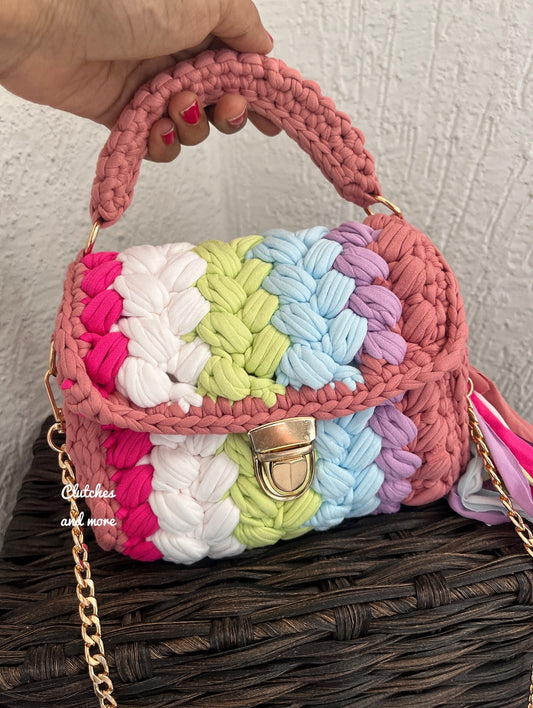 The Chick's Pick Peach Multicolored Bag