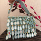 Mirror Flap Bag Aqua Blue