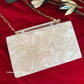 Embellished Handheld Resin Clutch