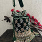Vaidehi Luxe Potli Bag Green