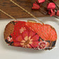 Poppy Floral Capsule Clutch Multicolored