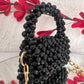 Mini Crystal Sling Black