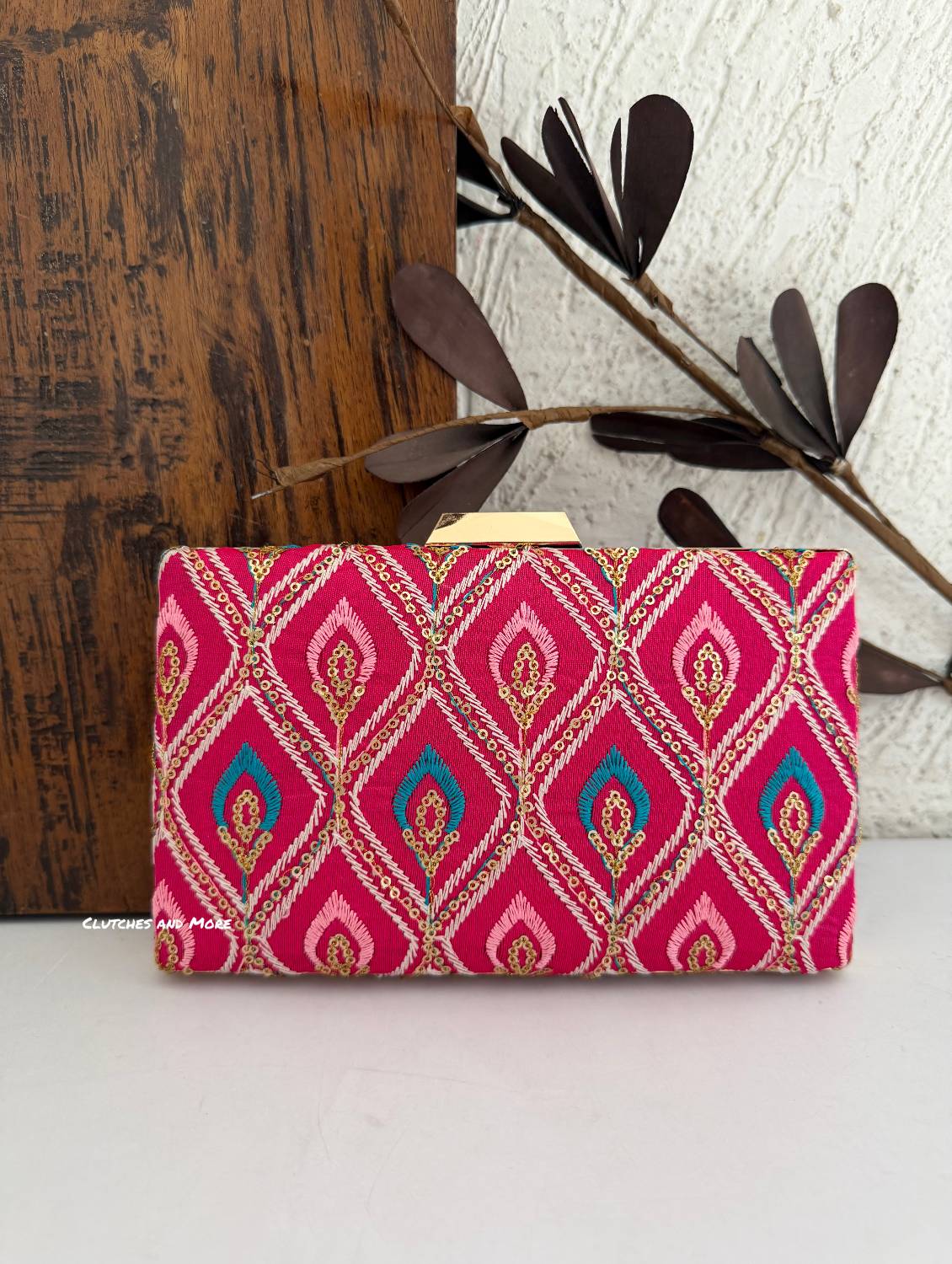 BloomingDale Clutch Hot Pink