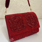 Red Rose Flap Bag