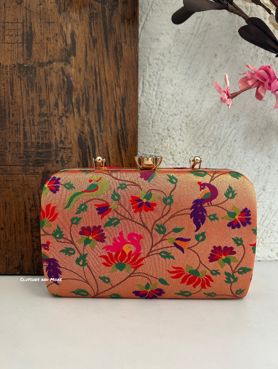 Paithani Clutch Multicolored
