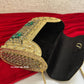Kasika Kundan Brass Clutch Gold Green