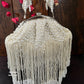 White pearl batua bag