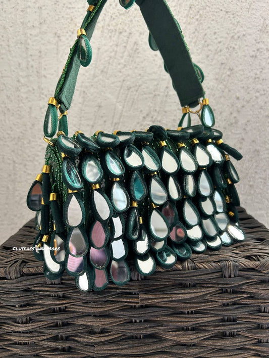 Mirror Flap Bag Green