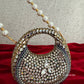 Kiana Kundan Clutch Mini Multicolored