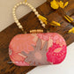 Paradise Pink Floral Clutch