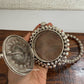 Mini Metal Round Ghunghroo Bag Silver