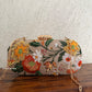 Poppy Floral Capsule Clutch Multicolored