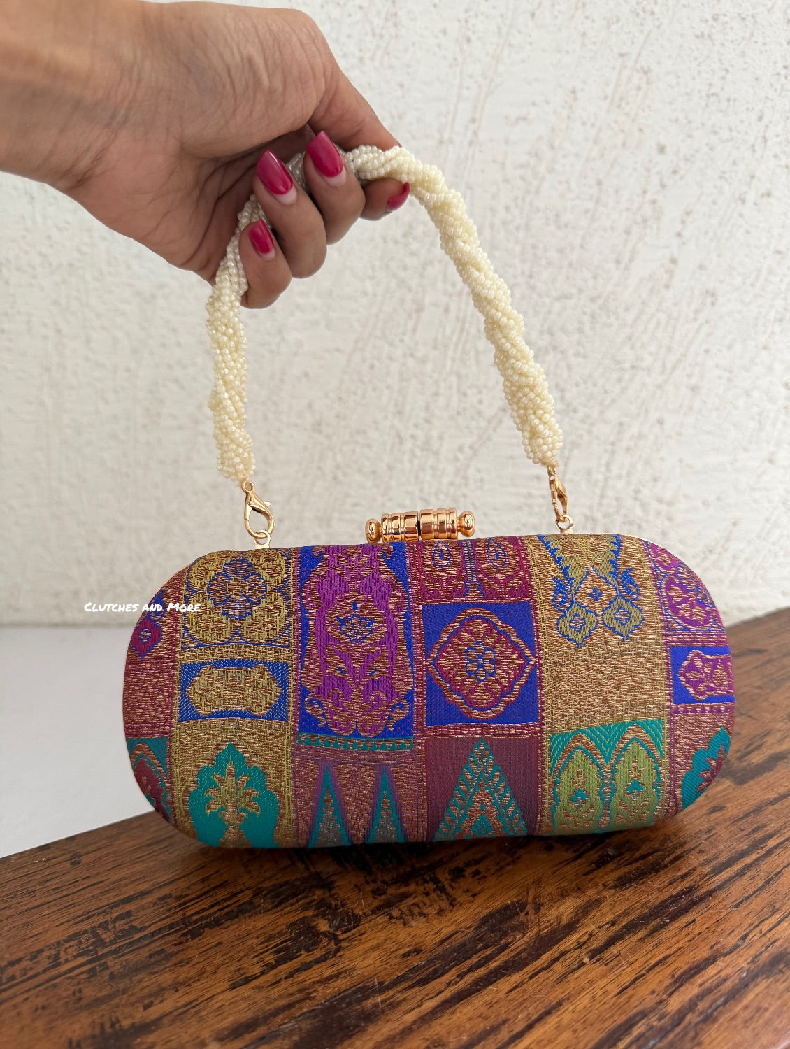 Adaa Banarsi Clutch Multicoloured
